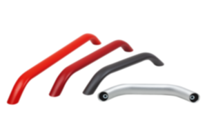 Empuñaduras de tubo redondas de aluminio