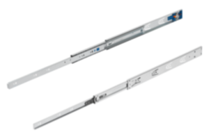 Extensiones completas de carriles telescópicos de aceropara montaje lateral, capacidad de carga hasta 35 kg