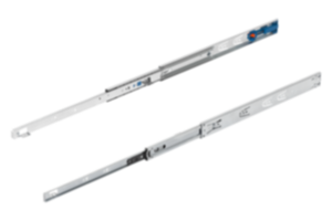Extensiones completas de carriles telescópicos de aceropara montaje en la superficie, capacidad de carga hasta 35 kg