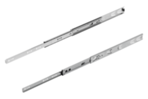 Extensiones completas de carriles telescópicos de aceropara montaje lateral, capacidad de carga hasta 45 kg