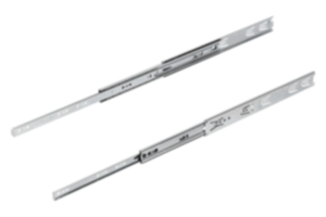 Sobre extensiones de carriles telescópicos de aceropara montaje lateral, capacidad de carga hasta 60 kg