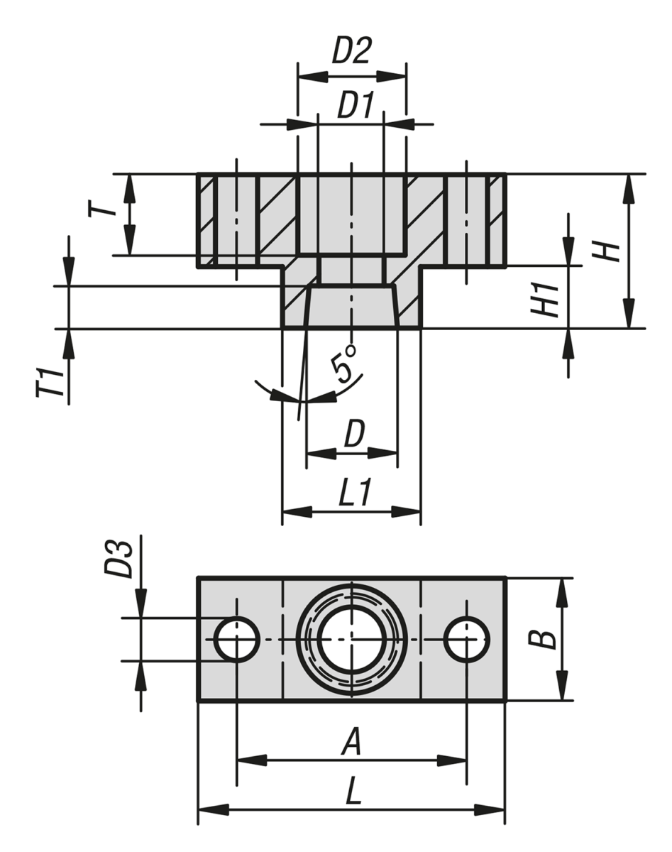 Adaptadores para dispositivo de sujeción pivotante